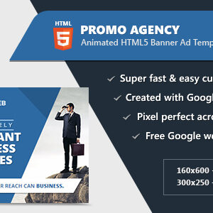 HTML5 Animated Banner Ads - Promo Agency (GWD)