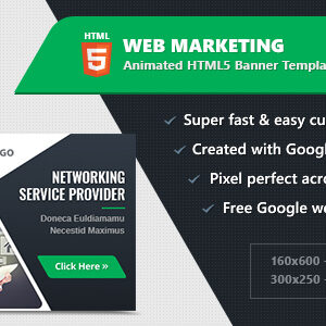 HTML5 Animated Banner Ads - Web Marketing (GWD)
