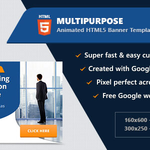 HTML5 Banner Ads - Multipurpose Animated Templates