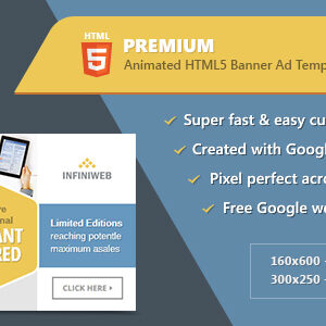 HTML5 Premium Banner Ads - Animated GWD Templates