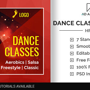 Health & Fitness | Dance Class Banner (HF015)