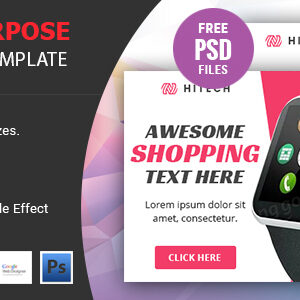 Hitech | Multipurpose HTML 5 Animated Google Banner