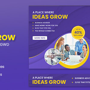 Ideas Growth Animated Banner Google Web Designer