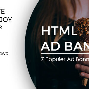 Love Taste Crave Enjoy Ad Banners