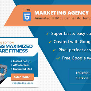 Marketing Agency Banner Ad Templates - HTML5 Animated