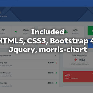 Material Blue - Bootstrap 4 HTML 5 Admin Dashboard Template
