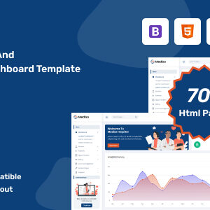 Medixo - Hospital and Medical Admin Dashboard Template