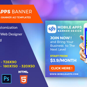 Mobile Apps HTML5 GWD Ad Banner