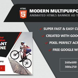 Modern Multipurpose Banners - Animated HTML5