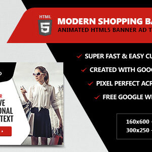 Modern Shopping Banners - HTML5 Animated