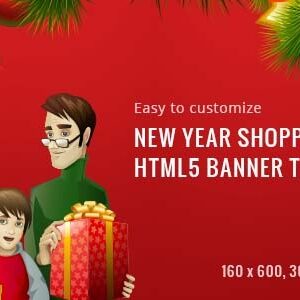 New Year Shopping | HTML5 Banner Template