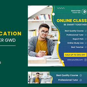 Online Class Animated Banner GWD