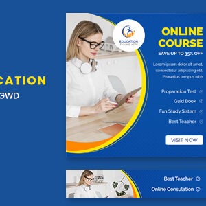 Online Course Animated Banner GWD