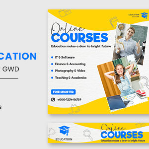 Online Courses Education HTML5 Banner Ads GWD