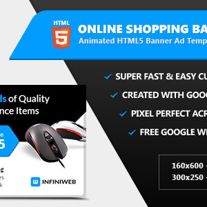 Online Shopping Store Banners - HTML5 Ad Templates