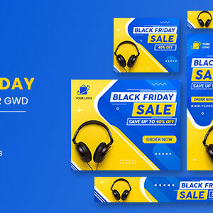Product Sale Black Friday HTML5 Banner Ads GWD