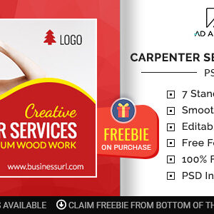 Professional Services | Carpenter Service Banner (PS015)