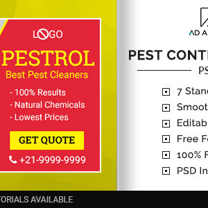 Professional Services | Pest Cleaner Banner (PS036)