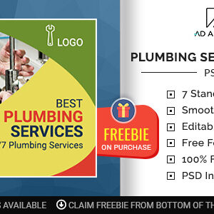 Professional Services | Plumbing Service Banner (PS013)