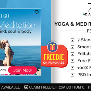 Professional Services | Yoga & Meditation Banner (PS004)