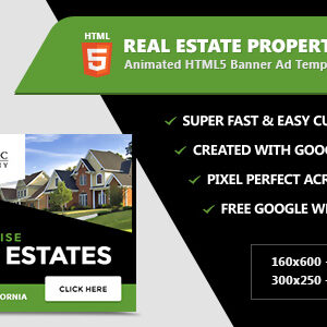 Real Estate Property Banners - HTML5 Ads