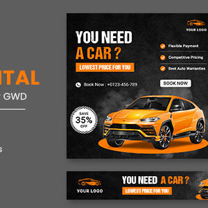 Rent A Car HTML5 Banner Ads GWD