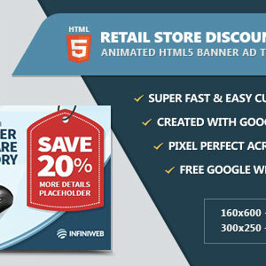 Retail Store Discount Banners - HTML5