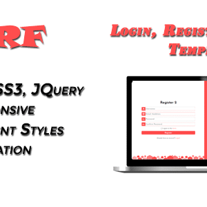 SLRF - Login, Register & Forgot Templates