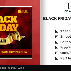 Shopping & E-commerce | Black Friday Sale Banner (SE009)
