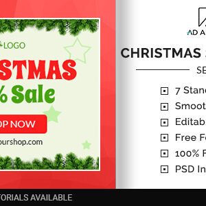 Shopping & E-commerce | Christmas Sale Banner (SE021)