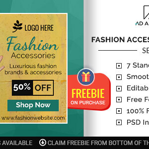 Shopping & E-commerce | Fashion Accessories Banner (SE001)