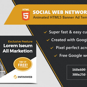 Social Web Banners - HTML5 Ad Templates