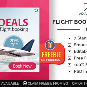 Tour & Travel | Flight Booking Banner (TT001)