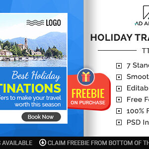 Tour & Travel | Holiday Travel Banner (TT004)