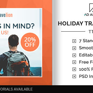 Tour & Travel | Holiday Travel Banner (TT008)