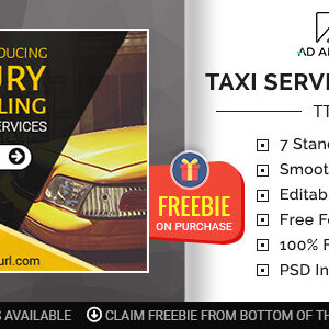 Tour & Travel | Taxi/Cab Service Banner (TT002)
