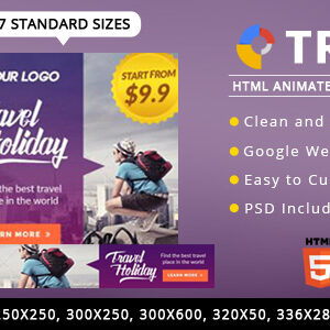 Travel Ads Banner HTML5 - GWD