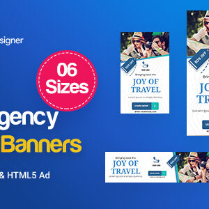 Travel Agency Banners HTML5 D55 Ad