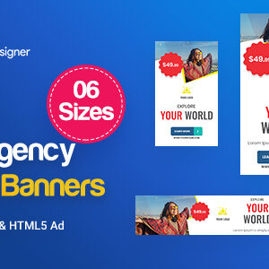 Travel Agency Banners HTML5 D56 Ad