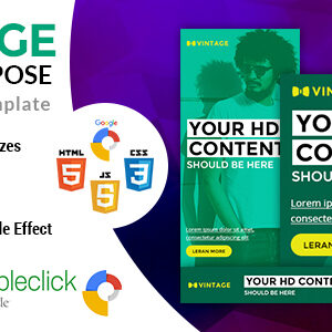 Vintage | Multipurpose HTML 5 Animated Google Banner