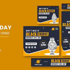 Watch Sale Black Friday HTML5 Banner Ads GWD
