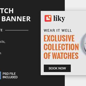 Watch Store - HTML5 Animated Banner Template