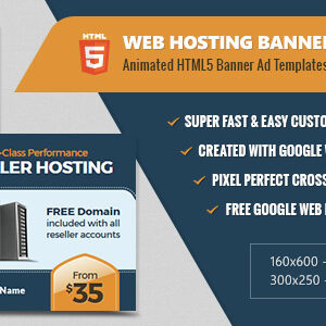 Web Hosting Banners - HTML5 Animated