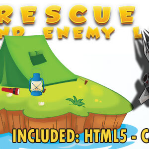 Rescue - Behind enemy lines - HTML5, Construct 2, Construct 3